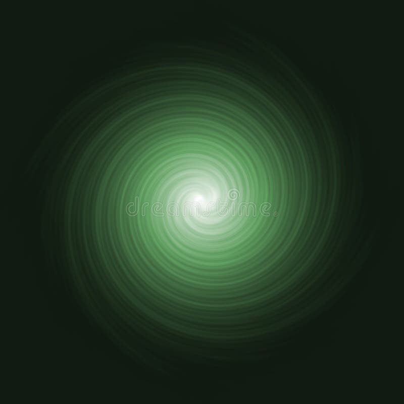 Space Twirl - Green Pattern Rotating Around The White Center - Twirl, Vortex Style Illustration Background. Space Twirl - Green Pattern Rotating Around The White Center - Twirl, Vortex Style Illustration Background