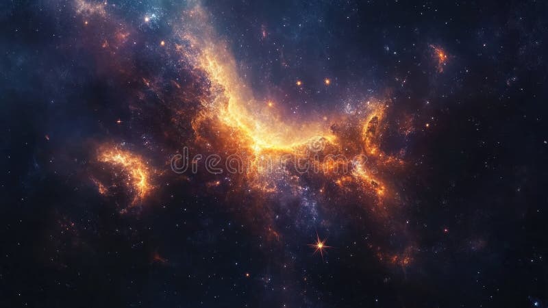 Kosmischer Nebel : Artwork vektor abbildung.