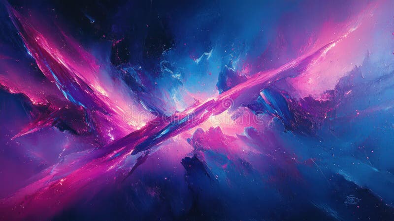 Kosmischer Nebel stock abbildung