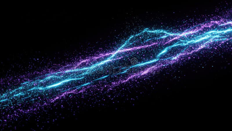 Kosmischer Nebelstrahl lizenzfreie abbildung