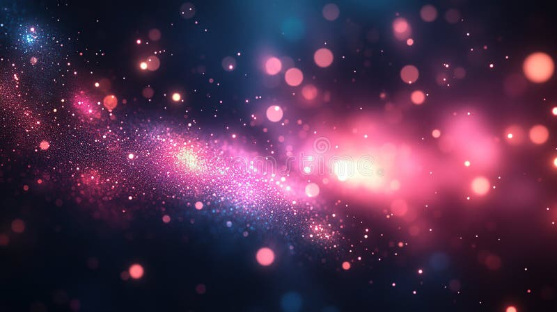 Kosmisk, pulserande nebuli vektor illustrationer