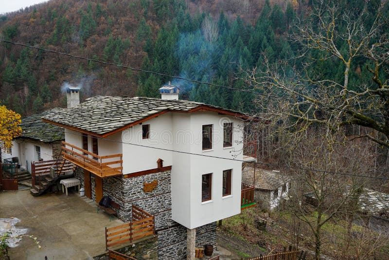 Kosovo House Kosovo Village Bulgaria Stock Photo Image of wood