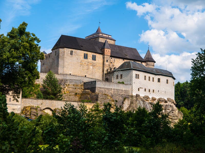Kost castle stock photos
