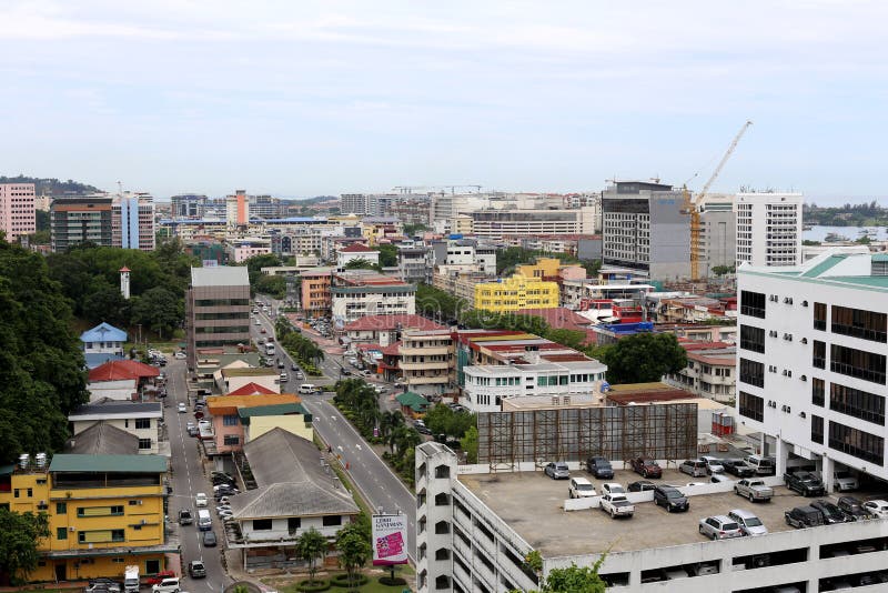 Kot Kinabalu, Sabah, Malezja Zdjęcie Stock Editorial Obraz złożonej z