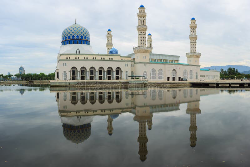 Kota Kinabalu mosque stock image. Image of located, kota - 113350163
