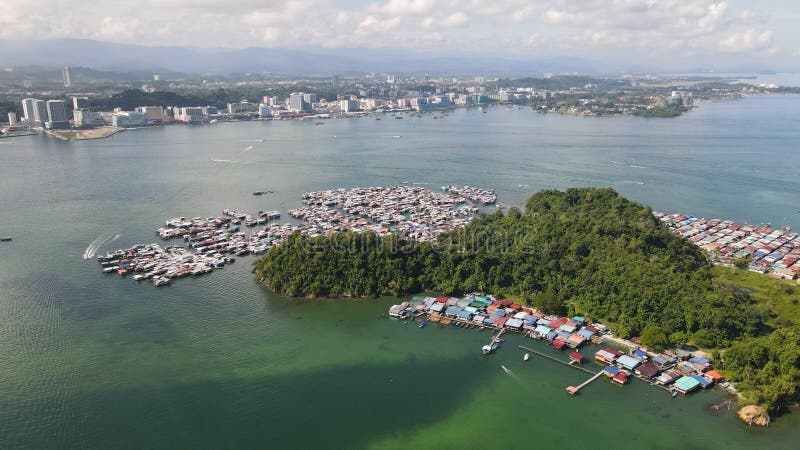 Kota Kinabalu Sabah Malaysia Stockfoto - Bild von strand, landschaft