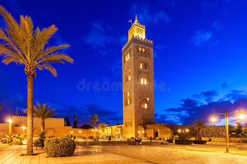 The Koutoubia Mosque stock photo. Image of fnaa, monument 127733470
