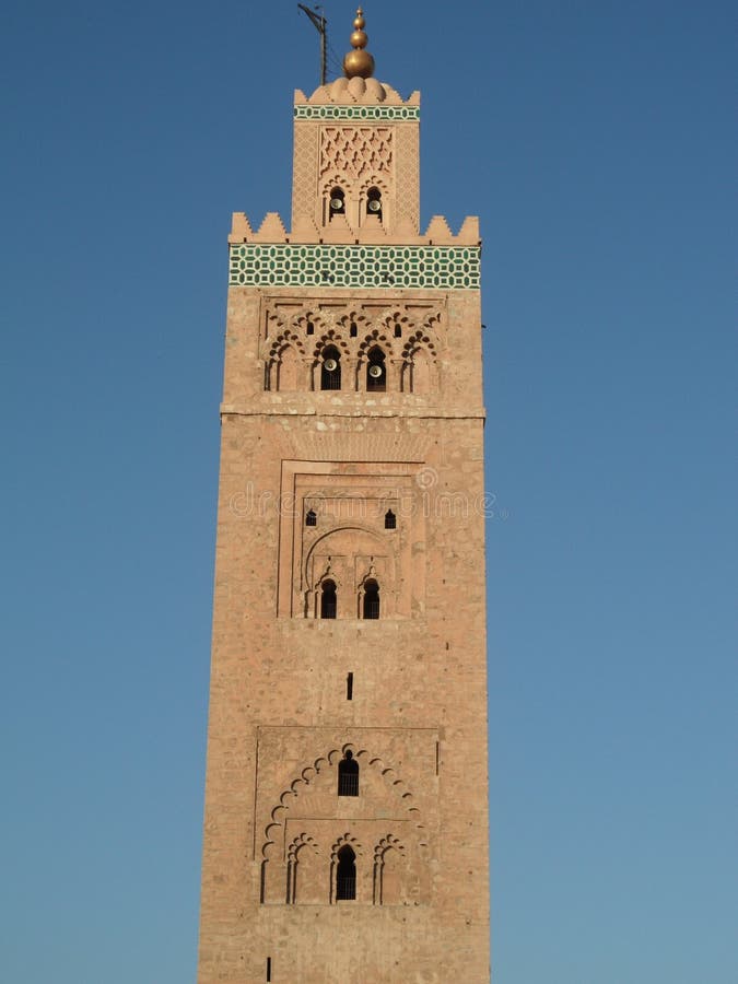 Koutoubia Mosque in Marrakesh Stock Photo