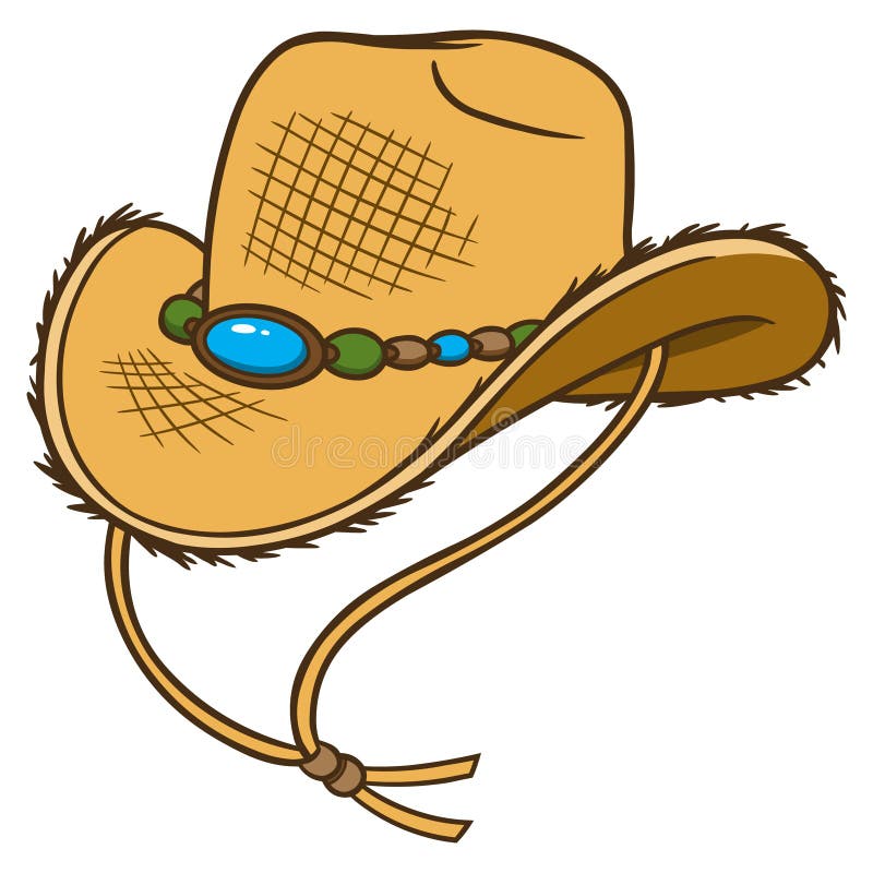 Kowbojski słomiany kapelusz