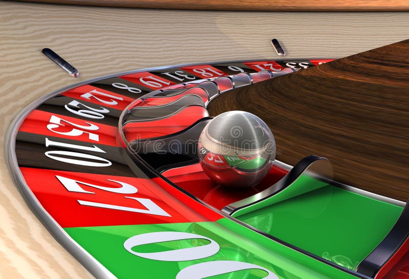 3d rendering of Roulette Wheel. 3d rendering of Roulette Wheel