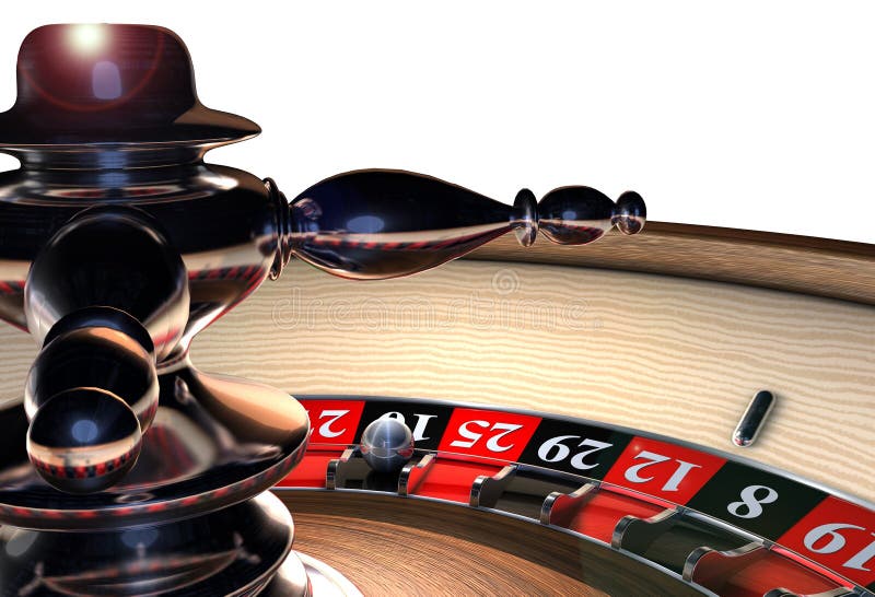 3d rendering of Roulette Wheel. 3d rendering of Roulette Wheel