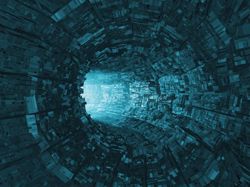 końcówka światła tunel ilustracji końcówka światła tunel ilustracji