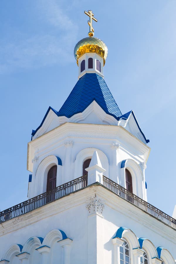 Church religion building against the sky. Church religion building against the sky