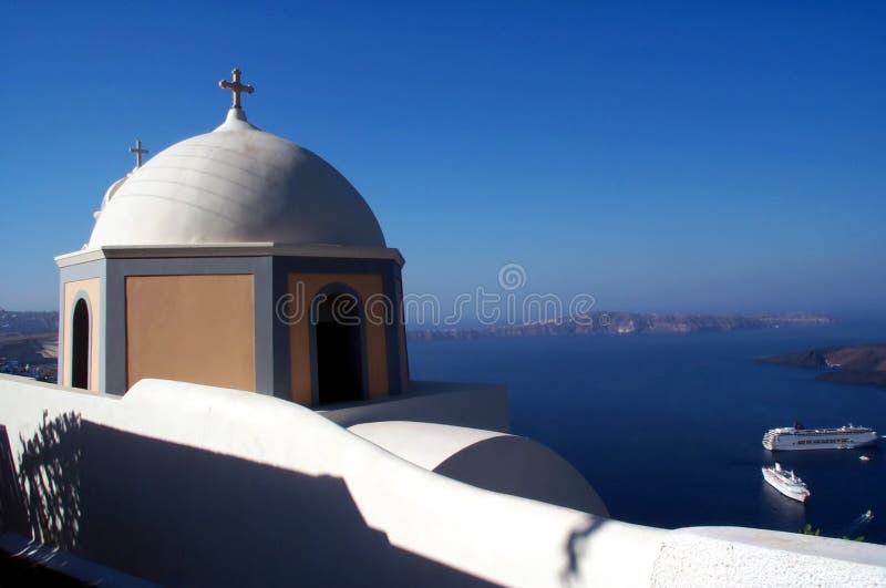 kościół 2 santorini zdjęcia stock kościół 2 santorini zdjęcia stock