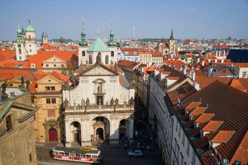 Kościół St Salvator na pogodnym Kwietnia dniu, Praga zdjęcia royalty free Kościół St Salvator na pogodnym Kwietnia dniu, Praga zdjęcia royalty free
