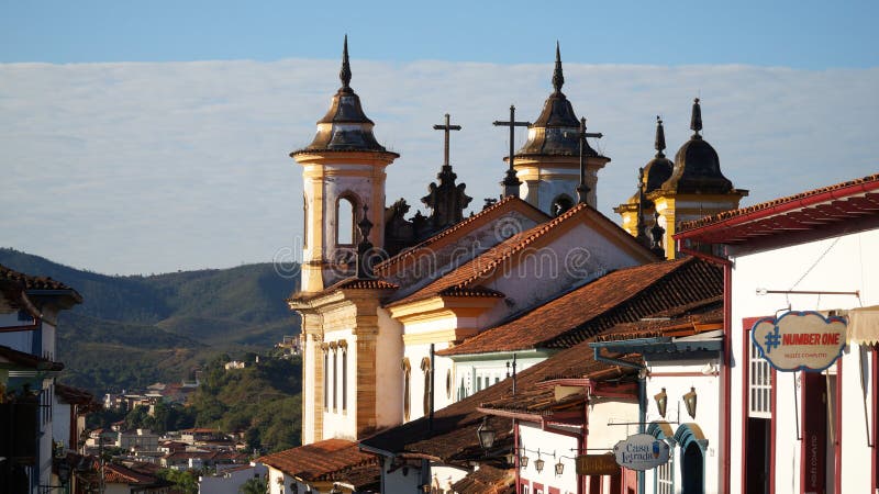 Kościół w Ouro Preto, Brazylia obrazy stock Kościół w Ouro Preto, Brazylia obrazy stock