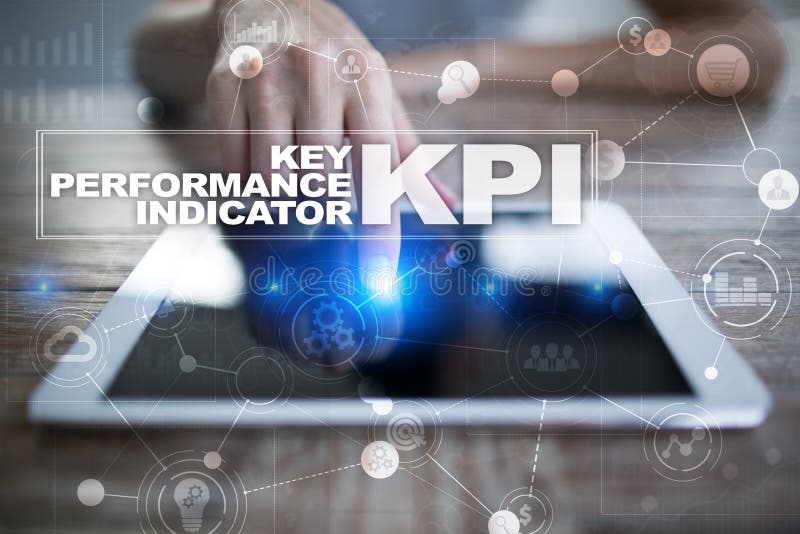 KPI. Key performance indicator. Business and technology concept. stock photos