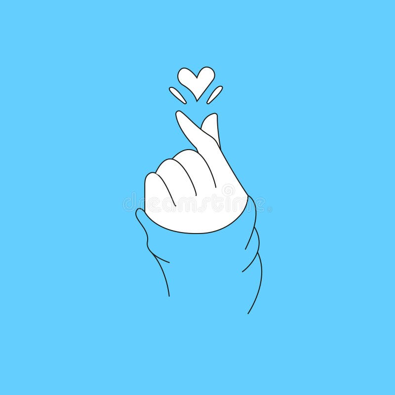 Kpop Heart Finger Stock Illustrations – 110 Kpop Heart Finger Stock ...