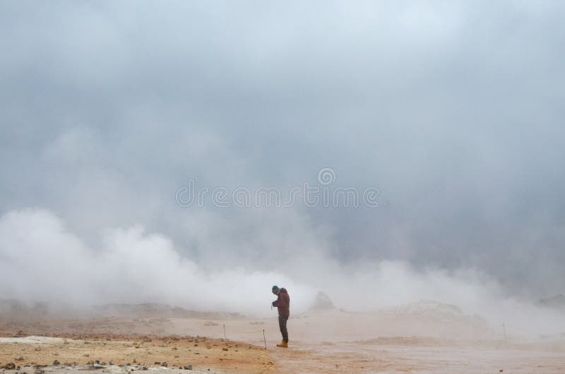 Krafla is a caldera of about 10 km in diameter with a 90 km long fissure zone, in the north of Iceland in the Mývatn region. Its highest peak reaches up to 818 m and it is 2 km in depth. There have been 29 reported eruptions in recorded history. Krafla is a caldera of about 10 km in diameter with a 90 km long fissure zone, in the north of Iceland in the Mývatn region. Its highest peak reaches up to 818 m and it is 2 km in depth. There have been 29 reported eruptions in recorded history.