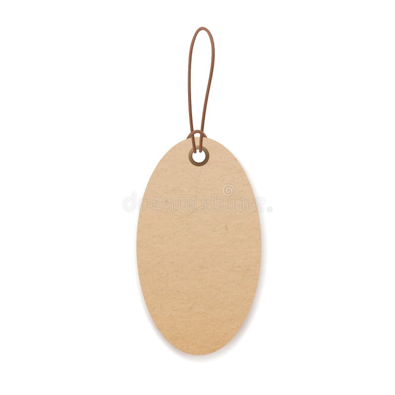 JAM Paper Brown Recycled Kraft Premium Gift Tags with Twine String