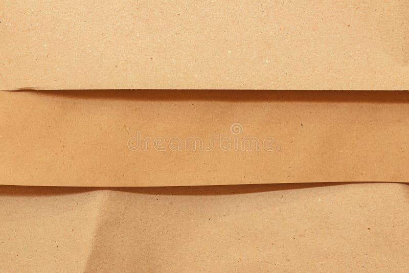 Craft paper texture, a sheet of beige recycled cardboard texture as  background Stock Photo