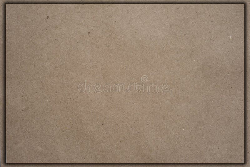 Kraft Paper Frame Texture with the Smallest Detail and Shadow. Stock