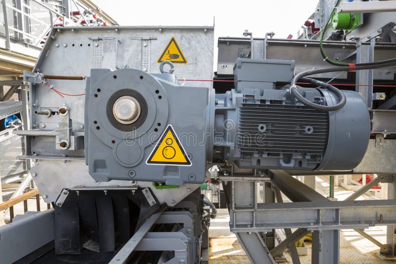 Kraftig elektrisk motor royaltyfria bilder Kraftig elektrisk motor royaltyfria bilder