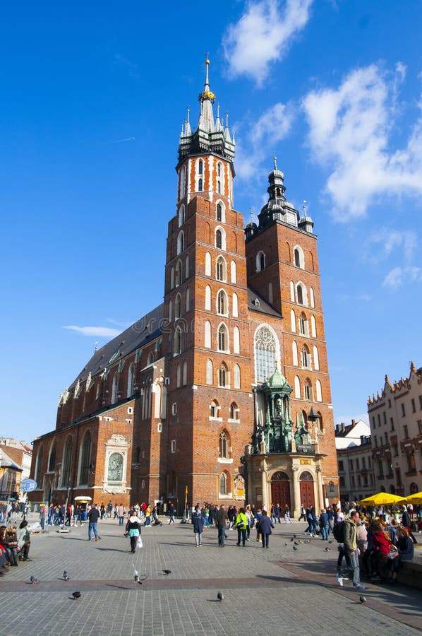 Krakau Krakau, Polen redaktionelles stockbild. Bild von berührung