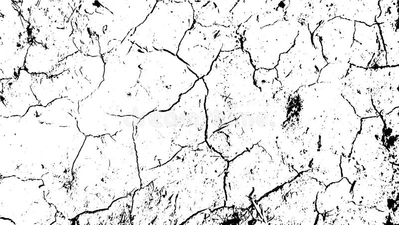 Krakingowa ziemi pustyni tekstura Krakingowa ziemia, pustynnej tekstury abstrakcjonistyczny wektorowy t? o Narysy na krakingowej z ilustracji