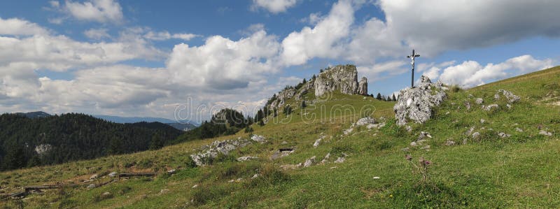 Kralova studna in Velka Fatra mountains in Slovakia