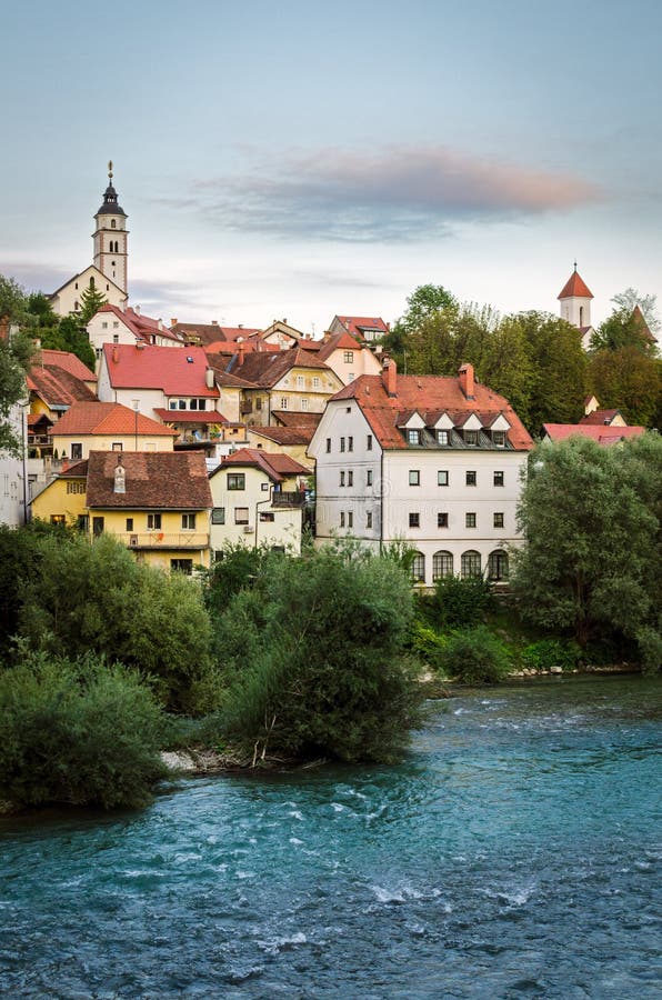 Kranj, Slovenia stock image. Image of architecture, kranjska 33574521