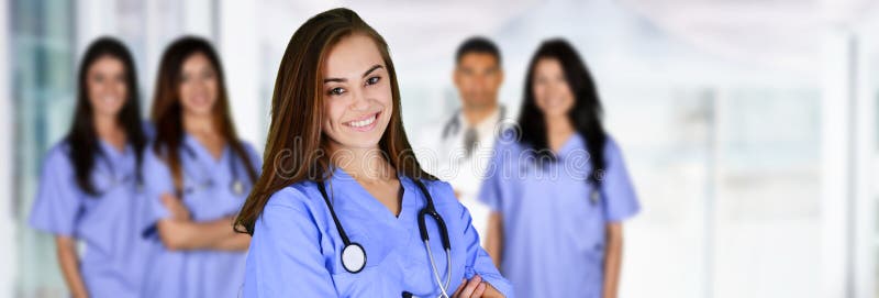 Krankenschwester im Krankenhaus stockfotografie Krankenschwester im Krankenhaus stockfotografie