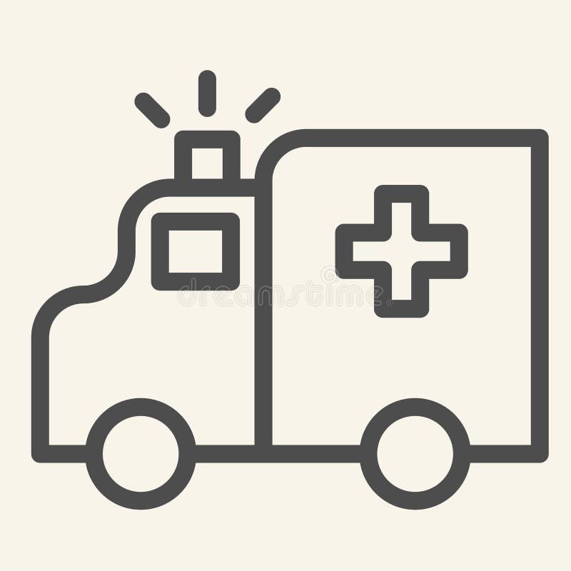 Krankenwagen auto rettungswagen krankenhauswagen flaches design krankenwagen  symbol vektor