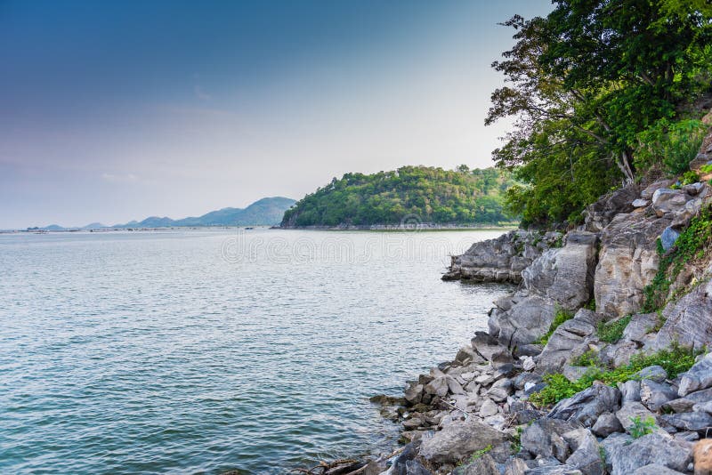 Krasiaw Dam. Suphan Buri Thailand Stock Image Image of cliff, jungle