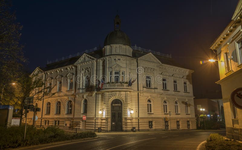 Krasna Lipa town in north Bohemia royalty free stock images Krasna Lipa town in north Bohemia royalty free stock images