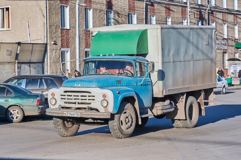 ZIL 130 vintage truck royalty free stock image ZIL 130 vintage truck royalty free stock image