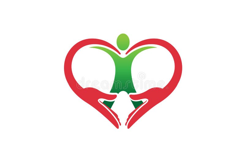 Kreatywnie ręki I ciało ludzkie symbolu Kierowy logo ilustracja wektor Kreatywnie ręki I ciało ludzkie symbolu Kierowy logo ilustracja wektor