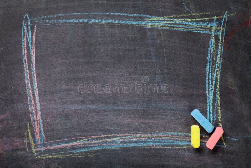 Kreda na blackboard tle zdjęcie stock Kreda na blackboard tle zdjęcie stock