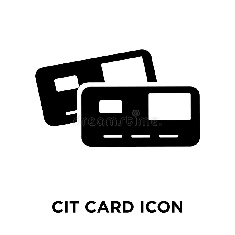Kreditkortsymbolsvektor som isoleras på vit bakgrund, logoconce stock illustrationer Kreditkortsymbolsvektor som isoleras på vit bakgrund, logoconce stock illustrationer