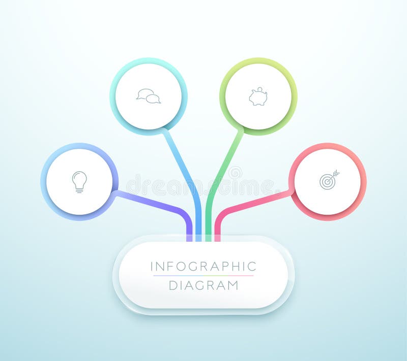 Kreis Infographic-Vektor des Geschäfts-Diagramm-4 des Schritt-3d lizenzfreie abbildung Kreis Infographic-Vektor des Geschäfts-Diagramm-4 des Schritt-3d lizenzfreie abbildung