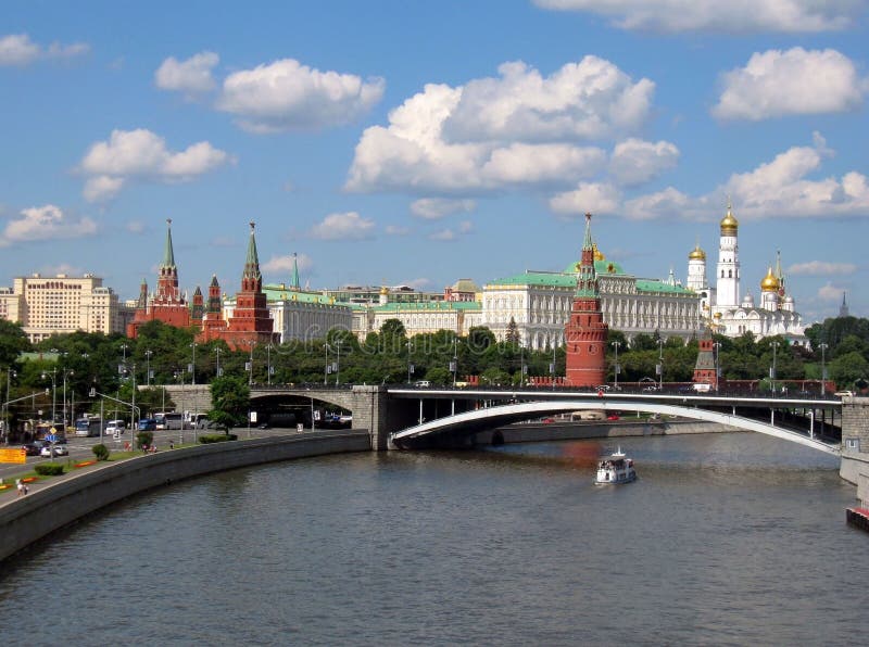 Kremlin in the centre of Moscow royalty free stock photo Kremlin in the centre of Moscow royalty free stock photo