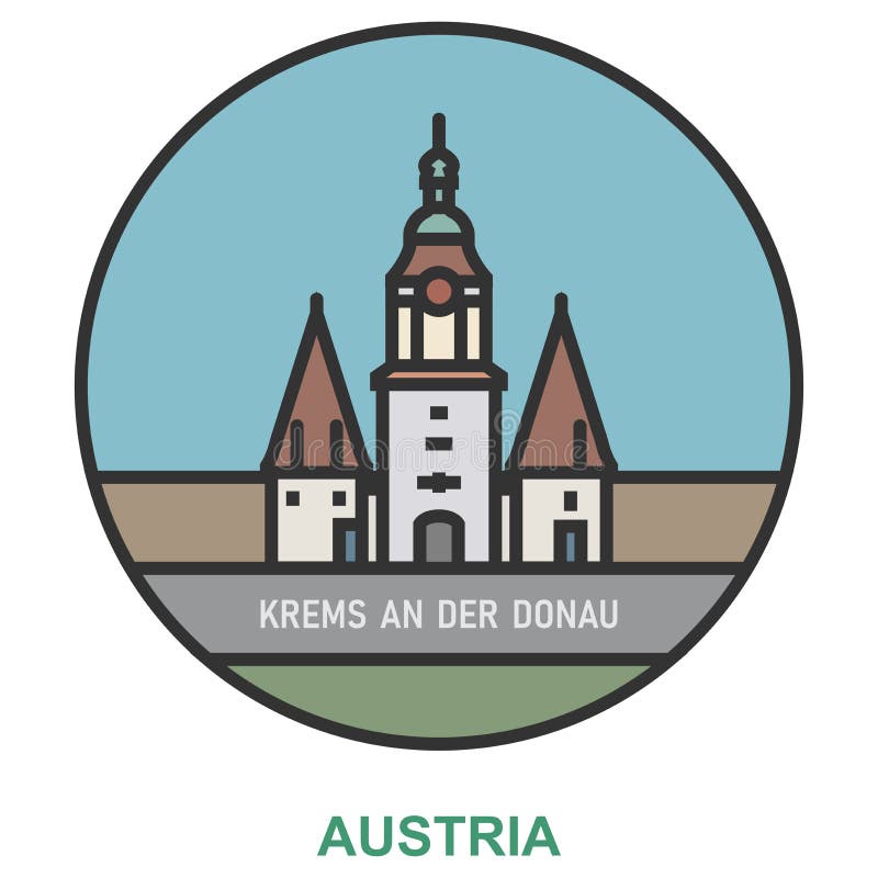 Krems an der donau. Städer i Österrike