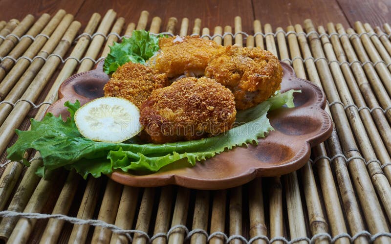 Creole Fried Fish , Cajun food close up. Creole Fried Fish , Cajun food close up