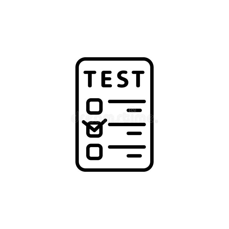 Kreskowa checkmark ikona wektor ilustracja wektor Kreskowa checkmark ikona wektor ilustracja wektor