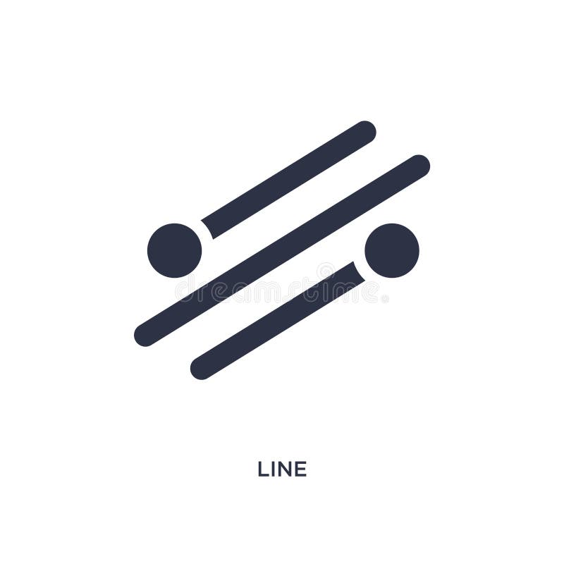 Kreskowa ikona na białym tle Prosta element ilustracja od geometrii pojęcia royalty ilustracja Kreskowa ikona na białym tle Prosta element ilustracja od geometrii pojęcia royalty ilustracja