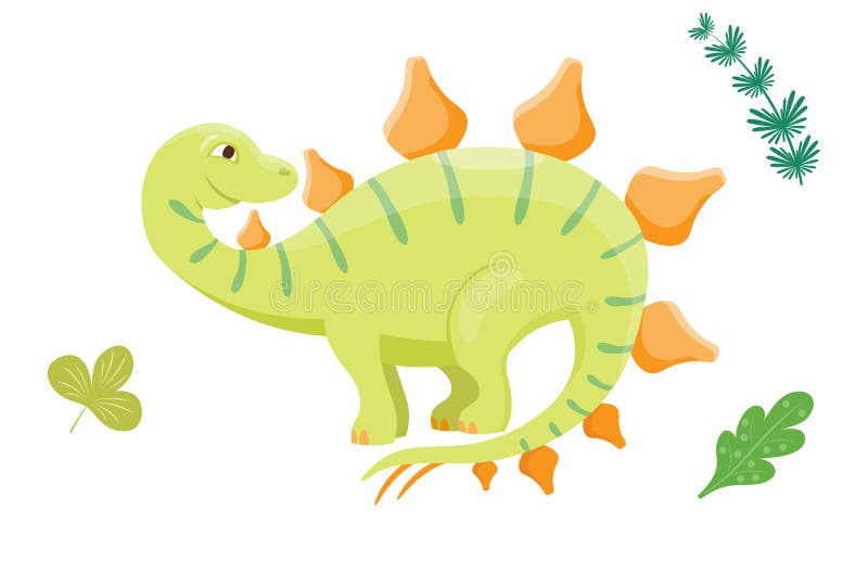 Kreskówka dinosaura potwora Dino charakteru gada wektorowego ilustracyjnego zwierzęcego prehistorycznego drapieżnika jurassic liś ilustracja wektor Kreskówka dinosaura potwora Dino charakteru gada wektorowego ilustracyjnego zwierzęcego prehistorycznego drapieżnika jurassic liś ilustracja wektor