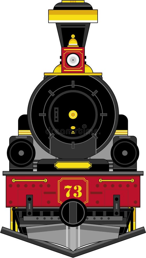 Kreskówka westernu pociągu ilustracja ilustracji Kreskówka westernu pociągu ilustracja ilustracji