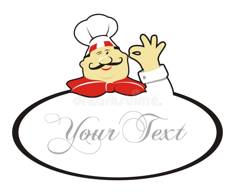 kreskówki szef kuchni logo ilustracji kreskówki szef kuchni logo ilustracji