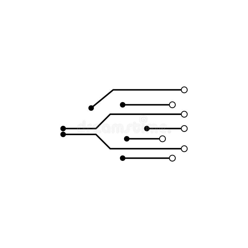 Kretslogotyp vektor illustrationer