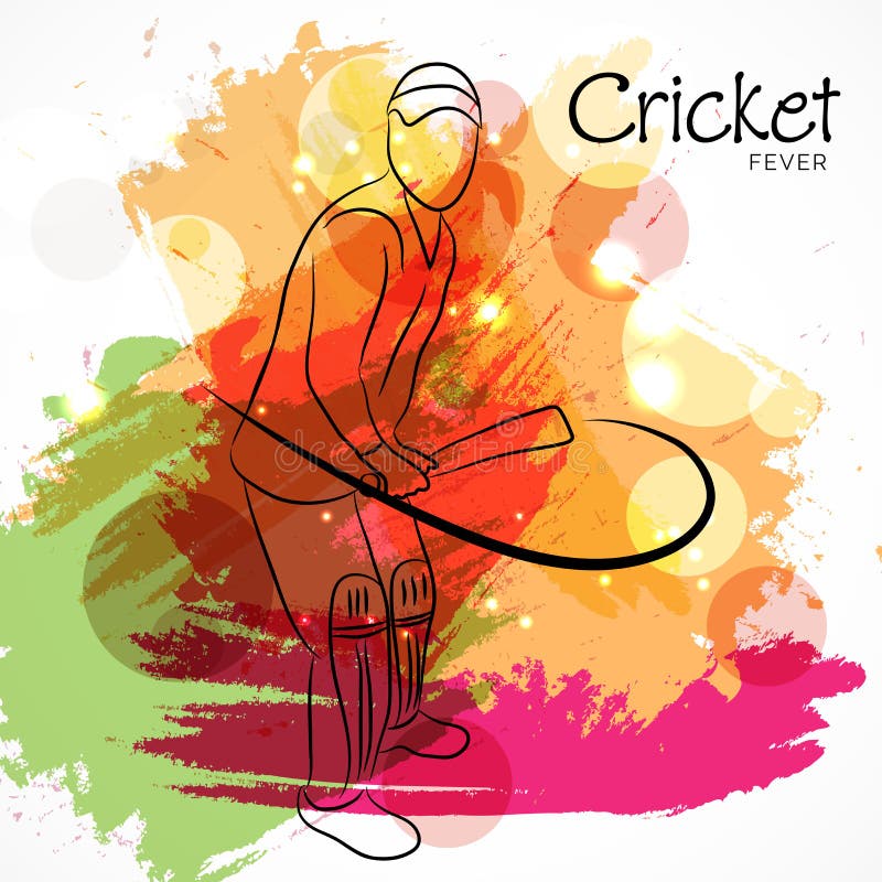 Kricket stock abbildung. Illustration von spieler, markierungsfahne 65666199